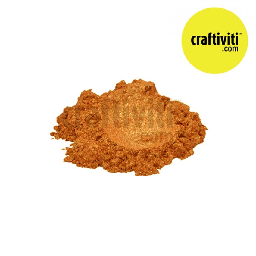 Mica Cosmetic Grade - Magic Orange - 10g Ingredients - Craftiviti