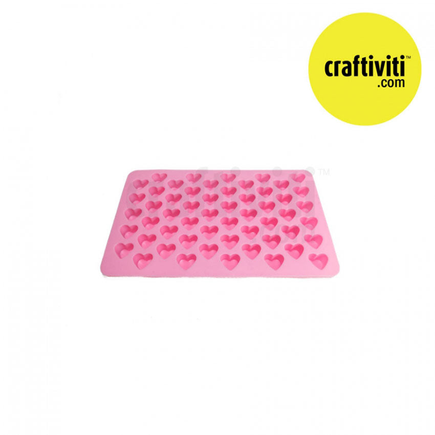 Mini Heart Silicone Mold - 5g - 55 Mini Hearts