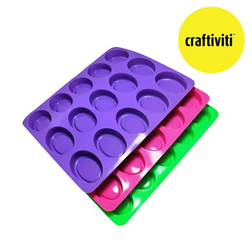 Oval Silicone Mold- 50g - 15 Bars
