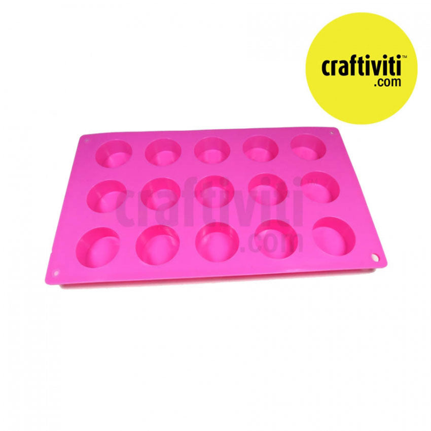 Round Silicone Mold - 20g - 15 Bars