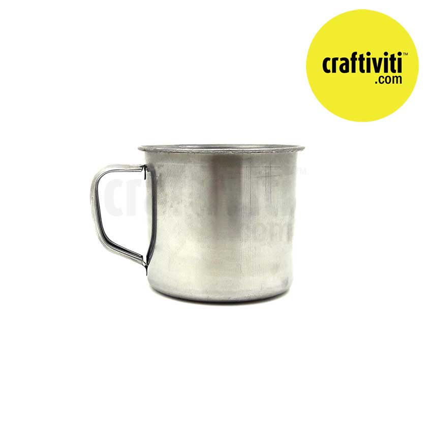 Craftiviti Stainless Steel Cup with Handle - 7cm(D)